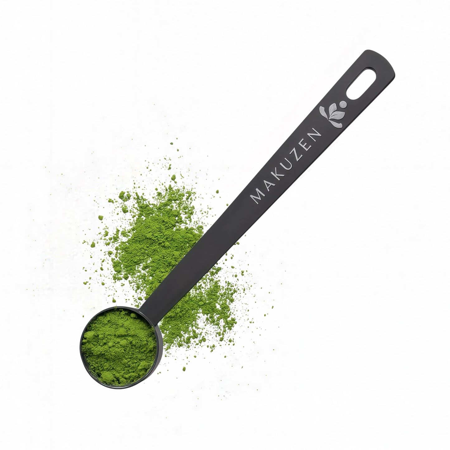 ZENSCOOP™ Stainless Steel 1 Gram (1/2 tsp) Matcha Measuring Spoon for Perfect Matcha Drinks - Long Handle with Hanging Hole