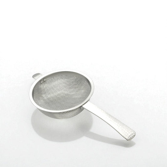 NAGOMI Hammered Tea Strainer – Japanese 18/8 Stainless Steel Fine Mesh Double Layer Filter for Matcha & Loose Leaf Tea, Traditional Tsubame Craft, Durable Portable Infuser- Crafted in Japan