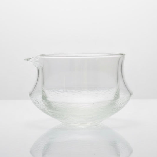KASUMI BOWL™ – Double-Wall Glass Matcha Bowl with Pouring Spout | Borosilicate Tea Bowl for Matcha & Lattes